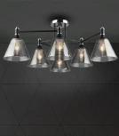 Потолочная люстра Wedo Light Anneta WD3619/6C-BK-CR-SMK