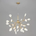 Подвесная люстра Wi-Fi Bogate's Foglia 341 Smart (220V, управление смартфоном, голосовое управление, умный дом - Minimir Home, Алиса, Маруся, Салют, на тросе, лепестки)
