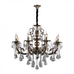 Подвесная люстра Omnilux Grosseto OML-77733-08 (220V, на цепи, подсвечник, свеча)