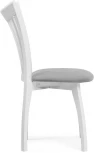 Деревянный стул Woodville Лидиос серый велюр / белый 515979