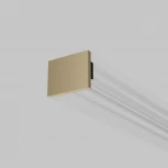 Заглушка для накладного шинопровода Elektrostandard Line Magnetic Brass Line 85230/00 (латунь)