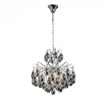 Подвесная люстра Vitaluce V5332/6 (220V, хрусталь, на цепи, круглые)