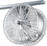 Потолочная люстра на штанге Escada Madeira 2105/3 3х40Вт Е14, металл/стекло, хром