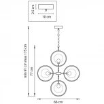 Подвесная люстра Lightstar Alfa 745057