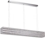 Подвесная люстра Odeon Light Panta 4927/60L хром/металл/хрусталь LED 60W 4000K 3269Лм