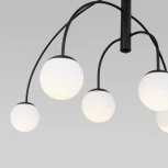 Потолочная люстра на штанге Eurosvet Cenacolo 30179/6 черный (220V)