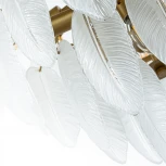 Подвесная люстра Arte Lamp Evie A4052LM-12SG (220V, на цепи, листья)