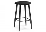 Полубарный стул Woodville Гангток катания блэк / черный матовый 469980