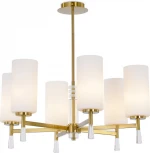 Потолочная люстра на штанге Freya Chic FR2031PL-06BS (220V, круглые)