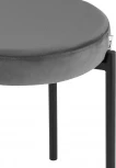 Табурет Рио велюр тёмно-серый УТ000036167