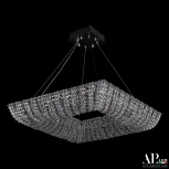 Подвесная люстра светодиодная APL LED Sicilia SH503.0.60.R.Ni.4000.Clear.731 (220V, хрусталь, на тросе)