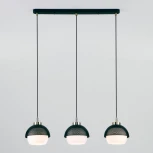 Подвесной светильник Eurosvet Nocciola 50106/3 античная бронза/черный (220V, на проводе, шарики)