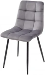 Стул CHILLI G062-40 серый, велюр / черный каркас М-City