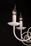 Подвесная люстра Eurosvet Tomas 60018/6 белый с золотом (220V, на цепи, подсвечник, свеча)