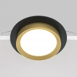 Встраиваемый светильник Hoop GX53 1x15Вт Maytoni Technical DL086-GX53-RD-BG (220V, круглые)