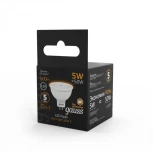 Лампочка светодиодная GU5.3 5 Вт 400 lm 2700K теплое свечение Gauss 201505105