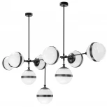 Подвесная люстра на штанге Lightstar Globo 813197 (220V, шарики, молекулы)