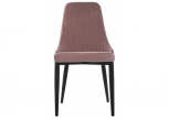 Стул Woodville на металлокаркасе Kora light purple / black 15094