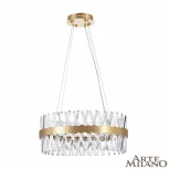 Подвесная люстра Arte Milano Venezia 311096/D600 BS (регулировка яркости, LED, 220V, хрусталь, пульт управления, на тросе, круглые)