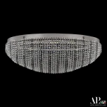 Потолочная люстра светодиодная APL LED Sicilia SH508.2.80.R.Ni.4000.Clear.731 (220V, хрусталь, круглые)
