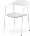 Стул Eila с подушкой пластик белый Stool Group арт.УТ000039779
