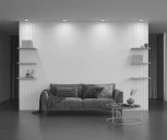 Встраиваемый светильник Gyps Modern GU10 1x35Вт Maytoni Technical DL005-1-01-W (220V)