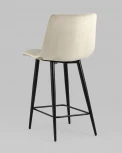 Стул полубарный Stool Group Джанго велюр бежевый высота сиденья 60 см УТ000035297