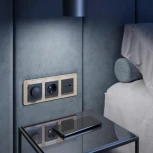 Рамка на 3 поста Elite (айвори, стекло) Werkel W0032443 (a057884)