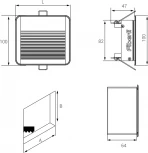 Подсветка для лестниц и ступеней светодиодная LLGEN105 Fiberli 11140301