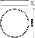 Потолочный светильник круглый Mantra Cumbuco Ii 8835 (LED, 220V, круглые)