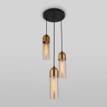 Подвесной светильник Eurosvet Airon 50180/3 янтарный (220V, на проводе)