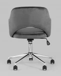 Кресло компьютерное Кларк велюр серый УТ000005058