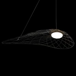 Подвесной светильник Loft It Tressage 10127/590 Black (LED, 220V, на тросе, листья, плетеные)