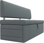 Диван кухонный прямой Стоун (Серый/Рогожка) Лига Диванов арт.122478