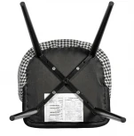 Стул Paola чёрный с жаккардом Bradex Home RF 0262