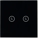 Выключатель сенсорный SWT-OMALI-S02-ZB-BK (250V, 10A, Zigbee) (Arlight, Стекло) 050040