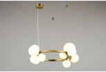 Подвесной светильник Aployt Letizia APL.314.03.11 (220V, на тросе, шарики, кольцо, молекулы)