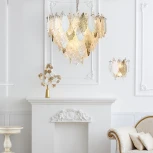 Подвесная люстра Wi-Fi Bogate's Leaf 369 (220V, управление смартфоном, голосовое управление, умный дом - Minimir Home, Алиса, Маруся, Салют, на цепи)