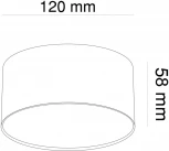 Потолочный светильник Zon 3000K 1x12Вт 120° LED Maytoni Technical C032CL-L12W3K