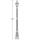 Наземный фонарь Oasis Light 79759S Gb (220V, IP44)