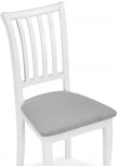 Деревянный стул Woodville Фрезино серый велюр / белый 515972