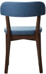 Стул R-Home Франк Сканди Блю/Орех