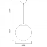 Подвесной светильник Arte Lamp Galactica A1582SP-1CC