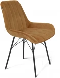 Стул SHT-ST37/S64 горчичный/черный муар Sheffilton 4683235303