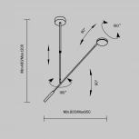 Подвесной светильник светодиодный Maytoni Fad MOD070CL-L8W3K (220V)