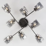 Потолочная люстра на штанге Eurosvet Hilari 30165/8 черный жемчуг (220V)