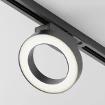 Трековый светильник Rim Unity 4000K 12Вт 110° LED (однофазный) Maytoni Technical TR044-1-12W4K-B (220V, кольцо)