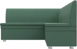 Диван кухонный угловой Уют правый угол (Зеленый/Рогожка) Лига Диванов арт.125825