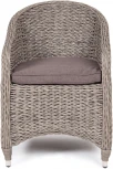 "Равенна" плетеное кресло из искусственного ротанга (гиацинт), цвет серый 4SIS арт.УТ-00003009