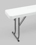 Скамейка складная Stool Group 152*25*42 см серая арт.УТ000040167